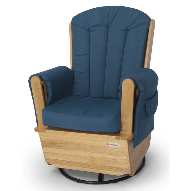 Upholstered Swivel Glider