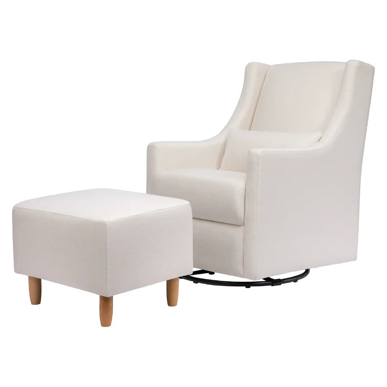 Swivel Glider with Ottoman Set